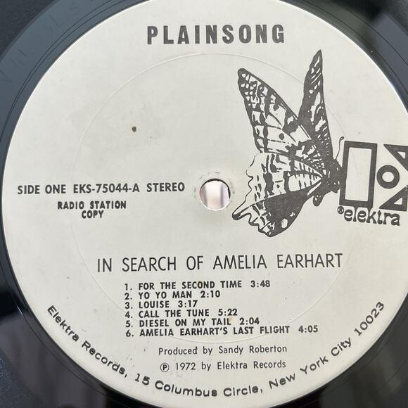 Plainsong In Search of Amelia Earhart Gatefold LP 1972 Elektra EKS-75044 Promo - Picture 5 of 14